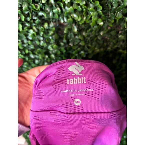 Rabbit NWT Hopper Relax 4 Inch Shorts Lined Purple Orchard Sz Small - Picture 3 of 4